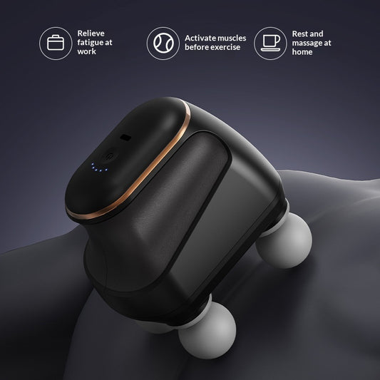 Household Mini Portable Muscle-relaxing Massage Gun With Rechargeable Battery