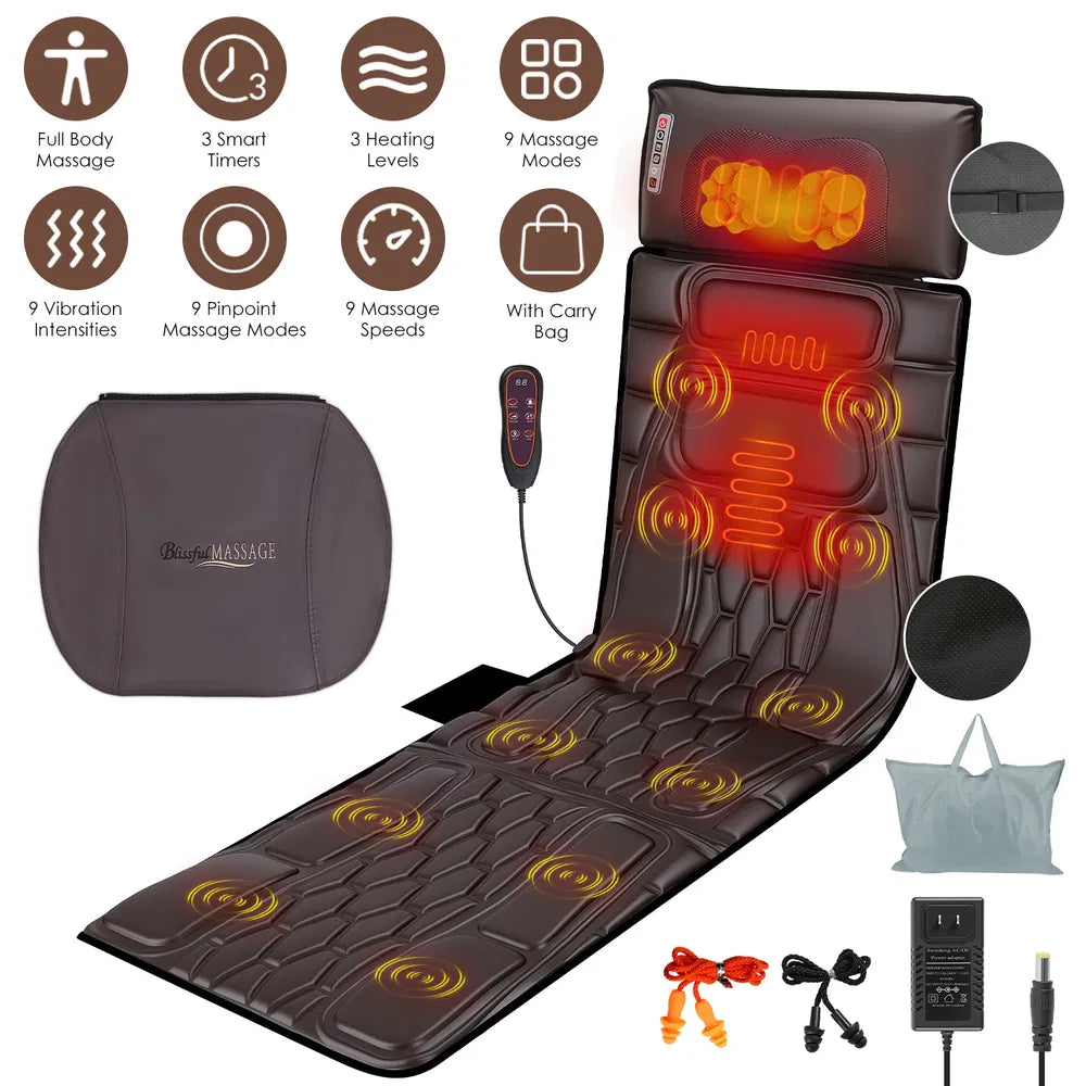 Full Body Massage Mat with Heat & Shiatsu