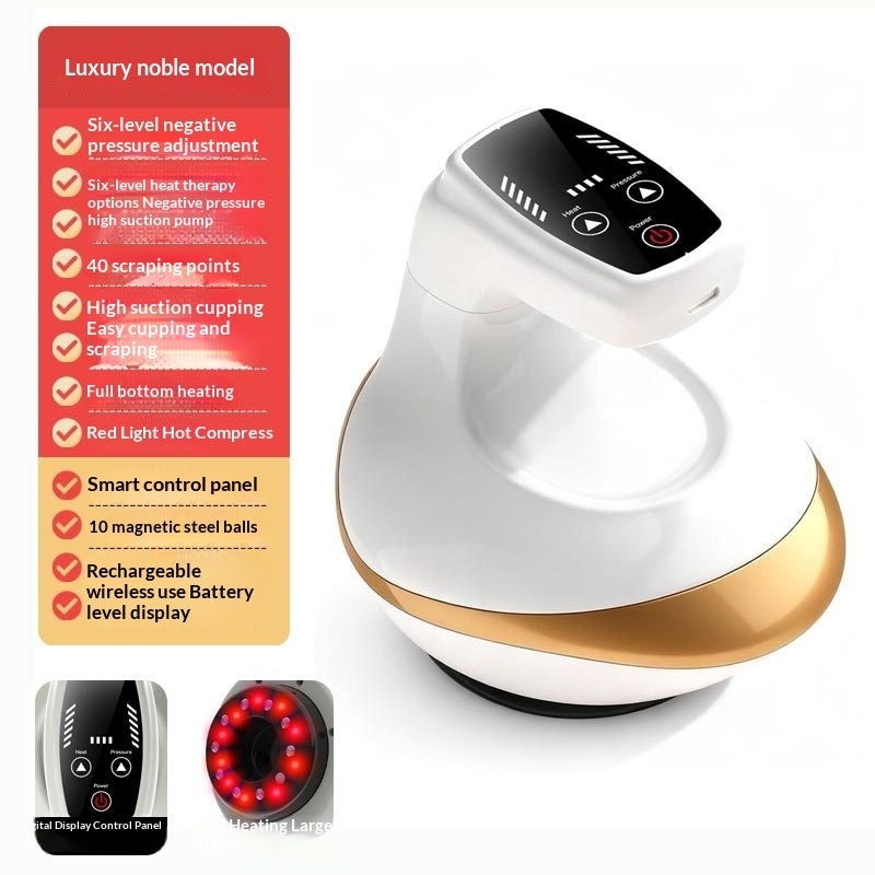 All-in-one Home Meridian And Fascia Brush & Cupping Set