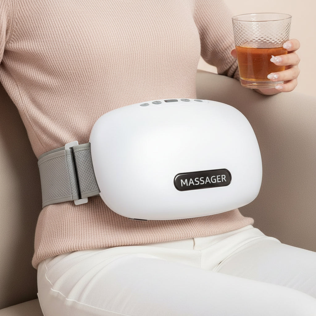 Fully Automatic Abdominal Massage Device With Bian Stones