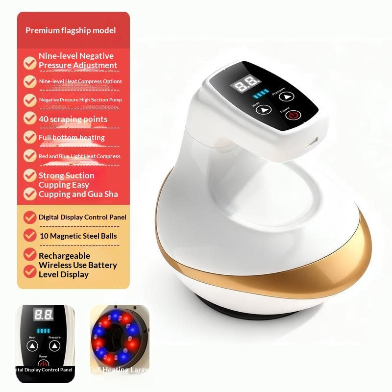 All-in-one Home Meridian And Fascia Brush & Cupping Set