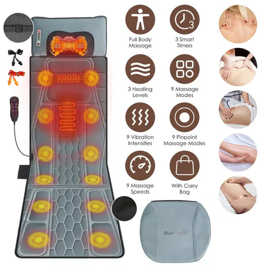 Full Body Massage Mat with Heat & Shiatsu