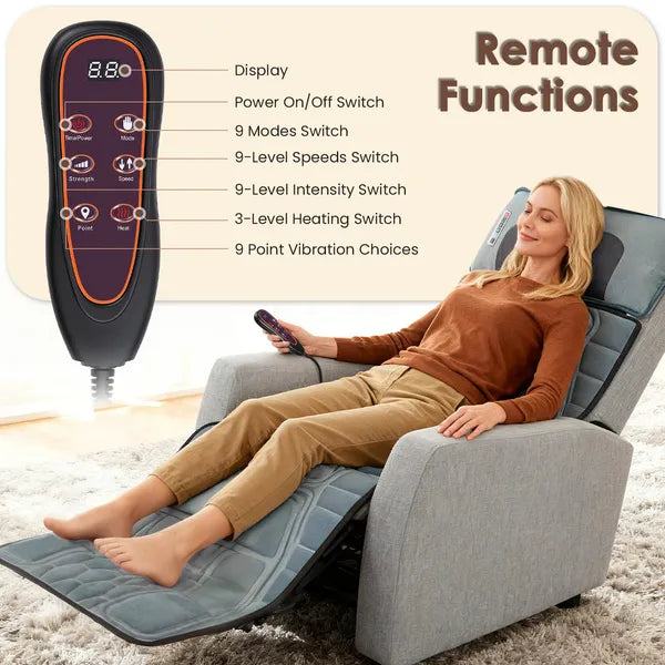Full Body Massage Mat with Heat & Shiatsu