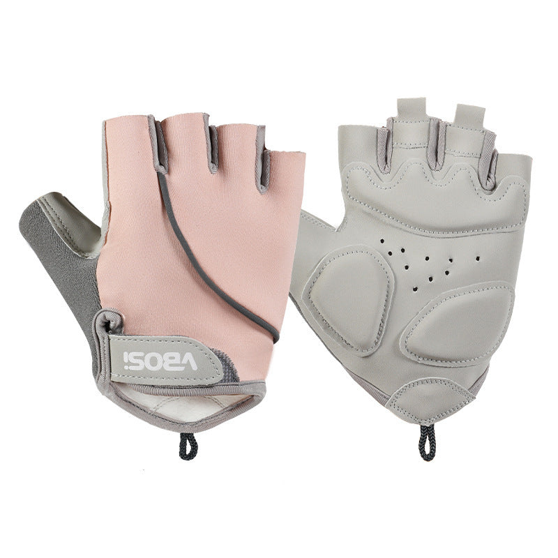 Men's Sports Anti-slip Wear-resistant Outdoor Half-finger Fitness Gloves